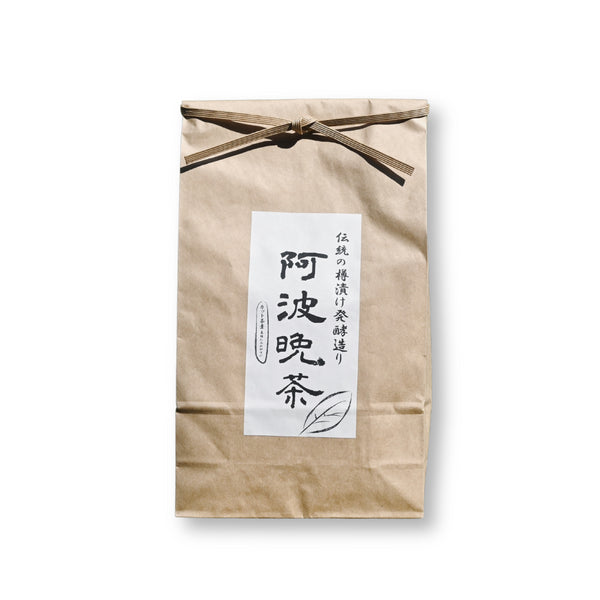 伝統樽漬け発酵茶 阿波晩茶 500g